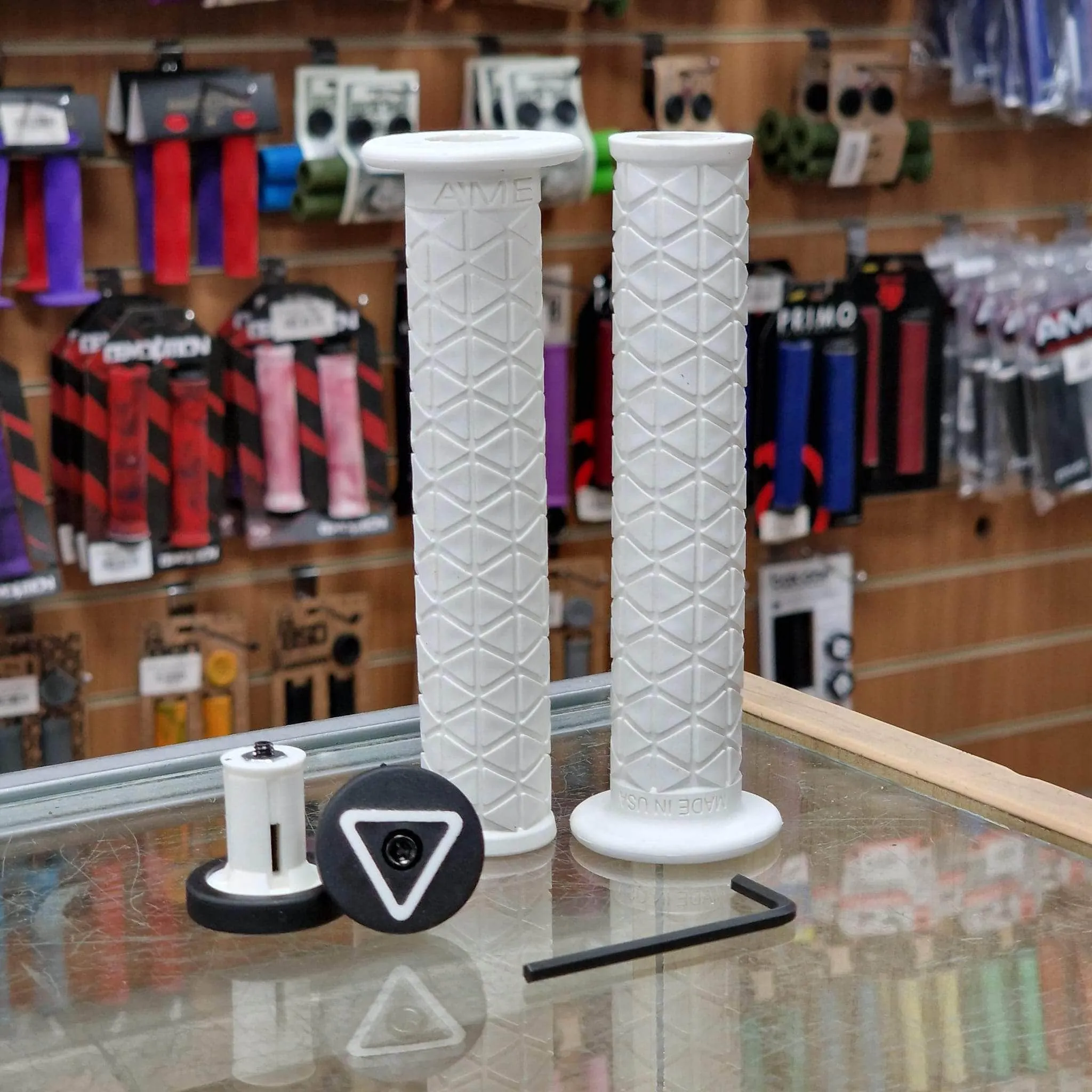 A'ME BMX Super Tri Grips with Flange