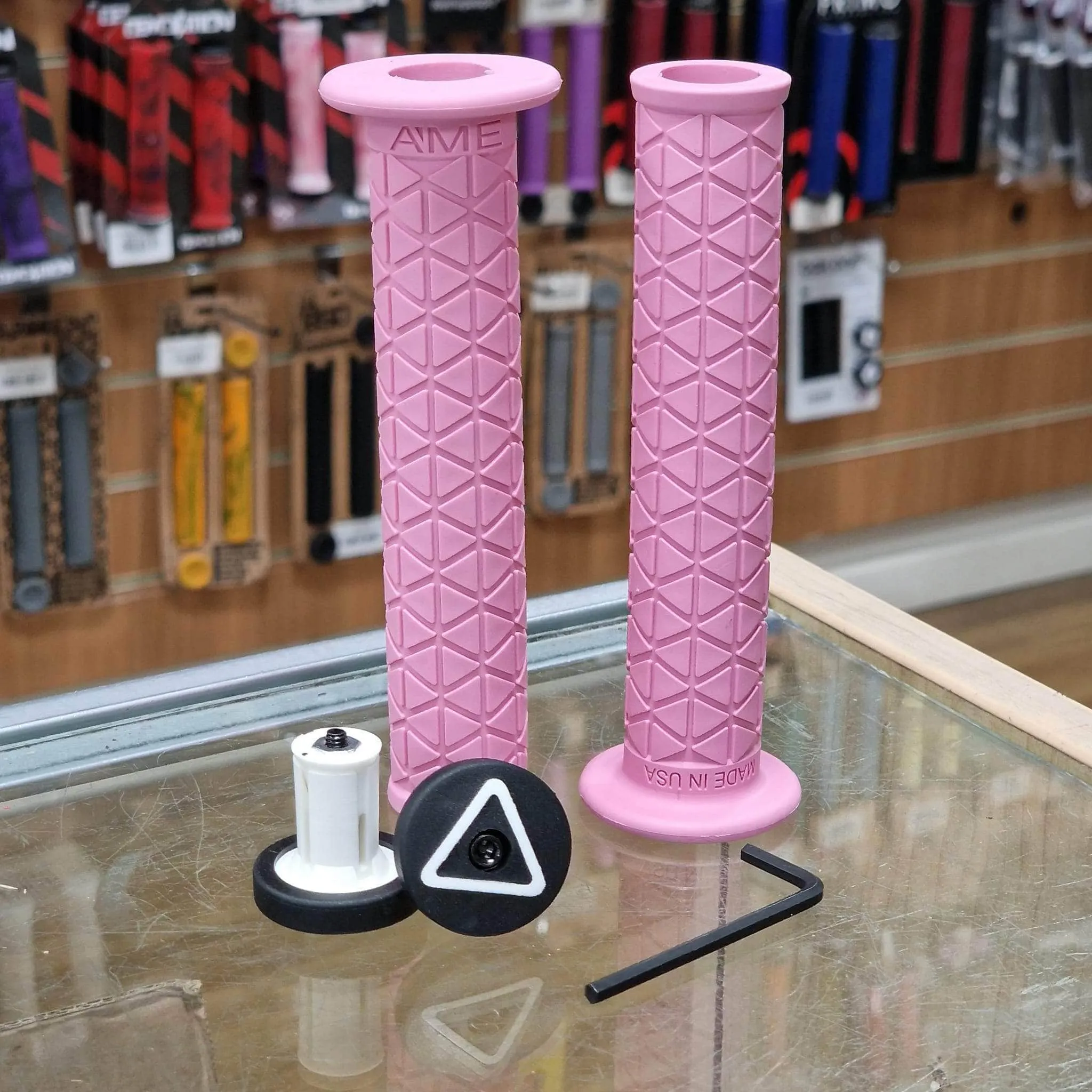 A'ME BMX Super Tri Grips with Flange