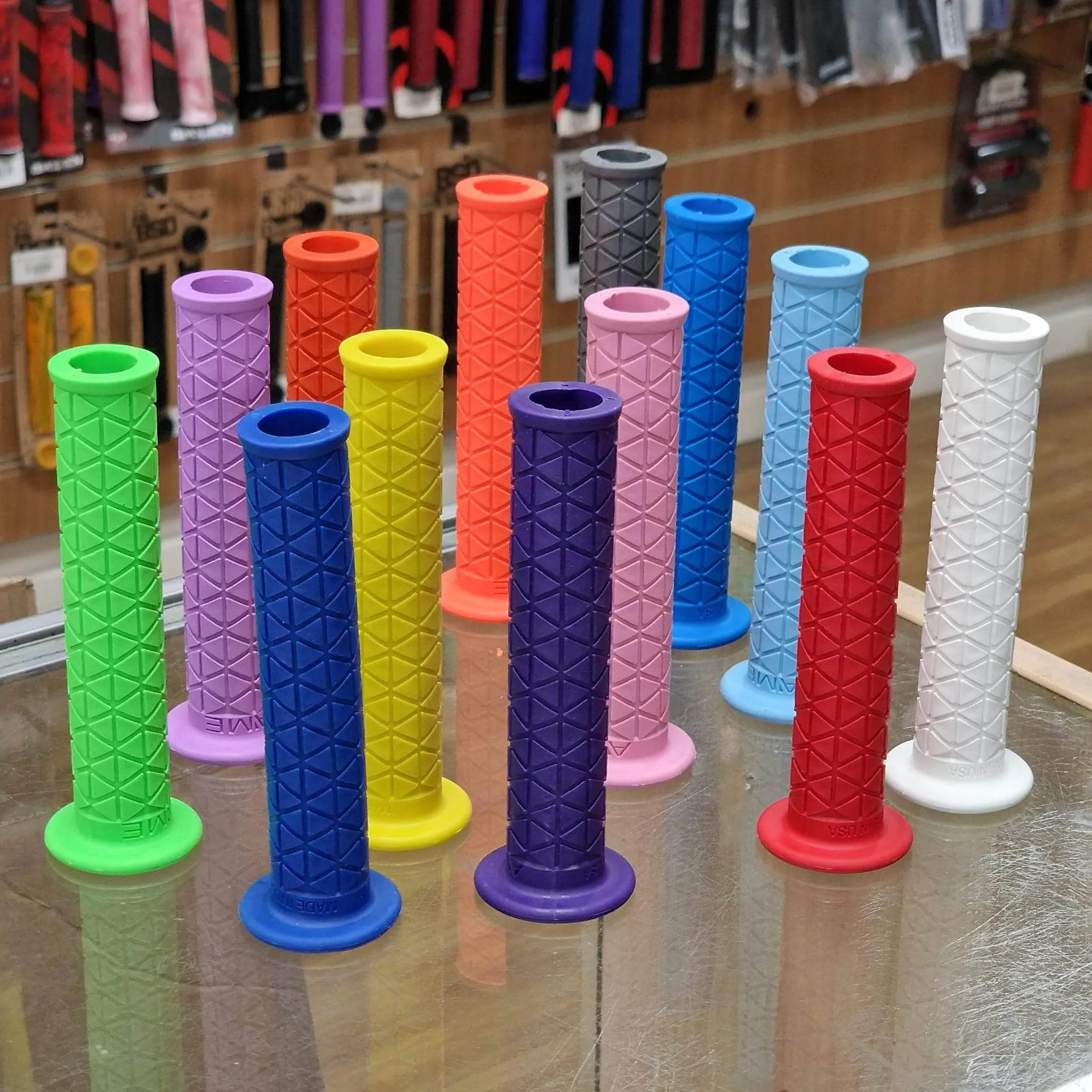 A'ME BMX Super Tri Grips with Flange