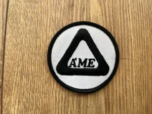 A'ME Round Sew On Patch NOS
