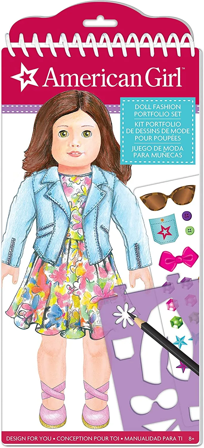 American Girl Doll Paper Crafts Set! Add details and accessories with stickers & stencils
