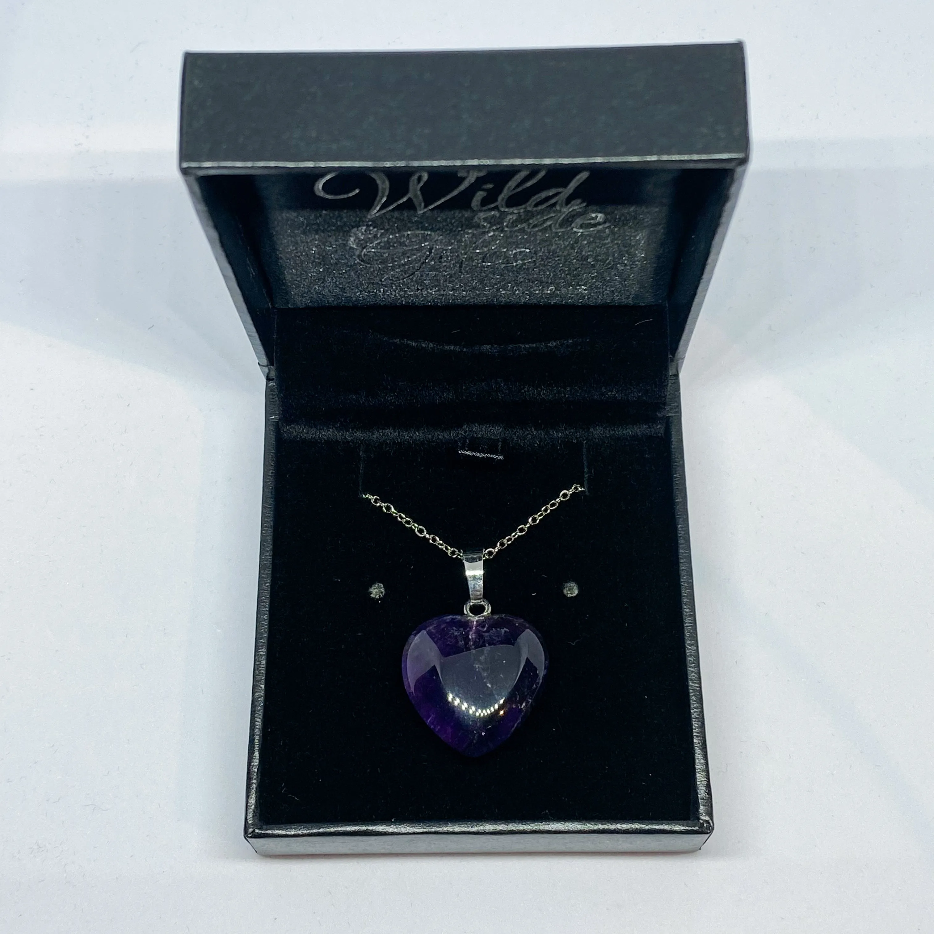 Amethyst Heart Pendant