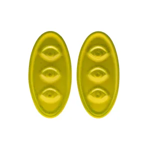 Amulet Earrings in Gold Lux