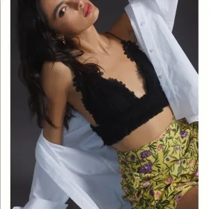 ANTHROPOLOGIE Magali Pascal Lace Cropped Bralette