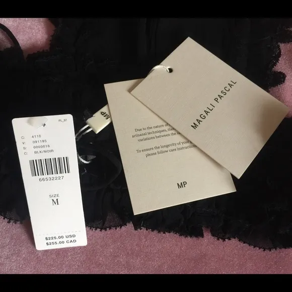 ANTHROPOLOGIE Magali Pascal Lace Cropped Bralette