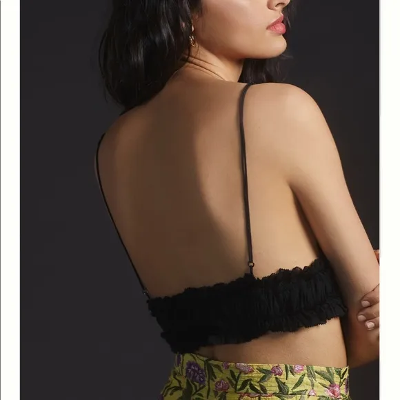 ANTHROPOLOGIE Magali Pascal Lace Cropped Bralette