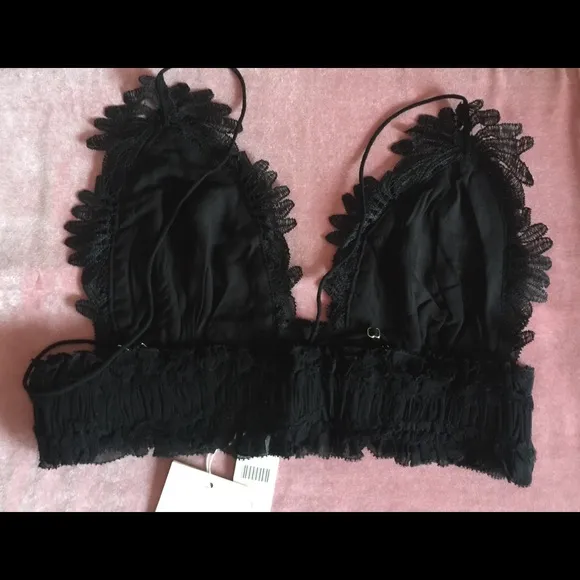 ANTHROPOLOGIE Magali Pascal Lace Cropped Bralette