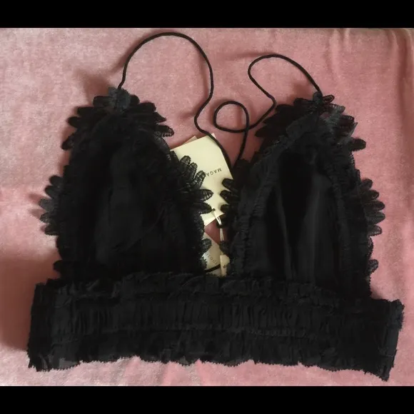 ANTHROPOLOGIE Magali Pascal Lace Cropped Bralette