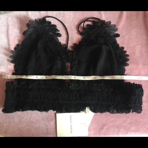 ANTHROPOLOGIE Magali Pascal Lace Cropped Bralette