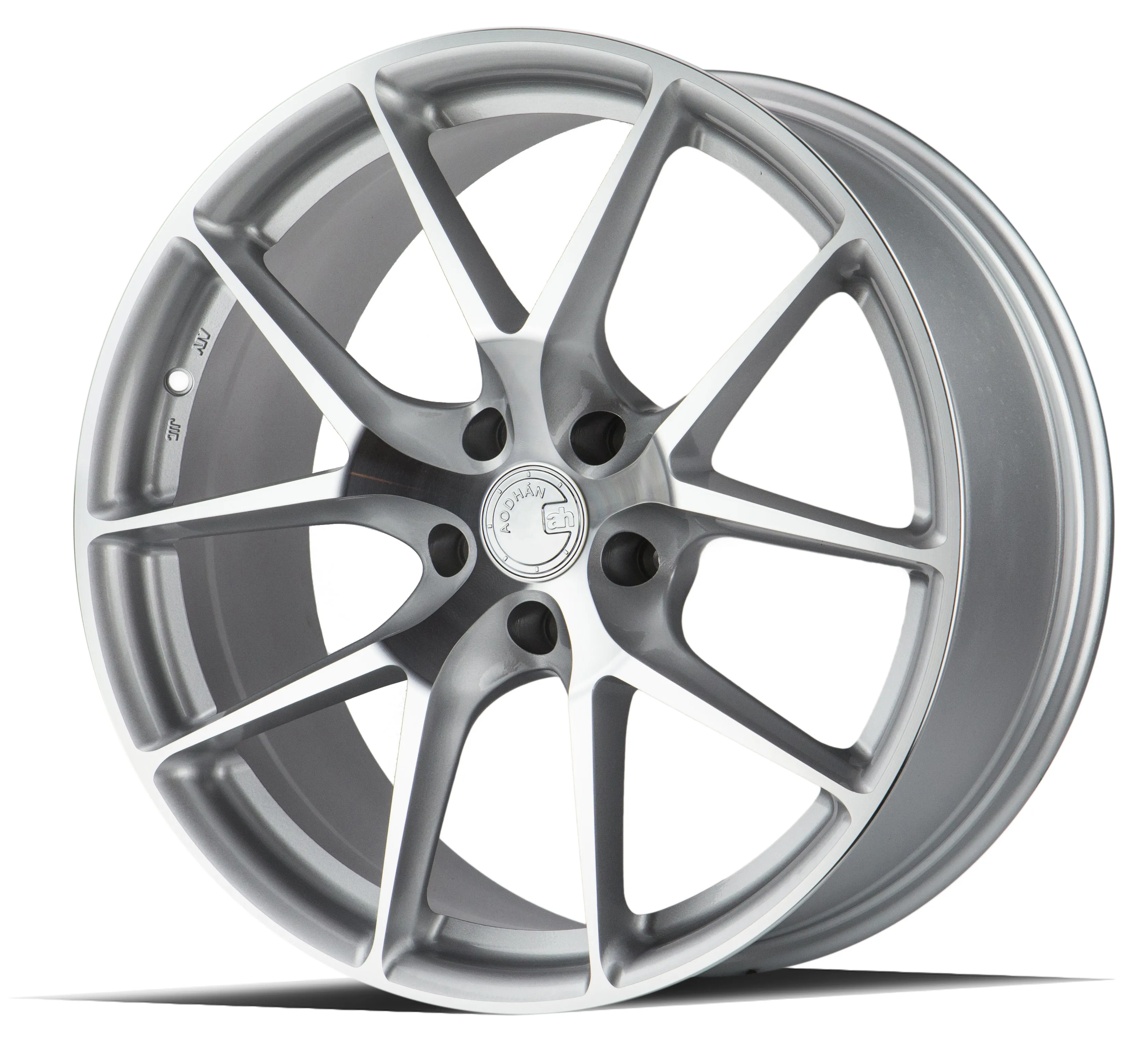 Aodhan LS007 19x8.5 5X114.3  35 Silver Machined Face