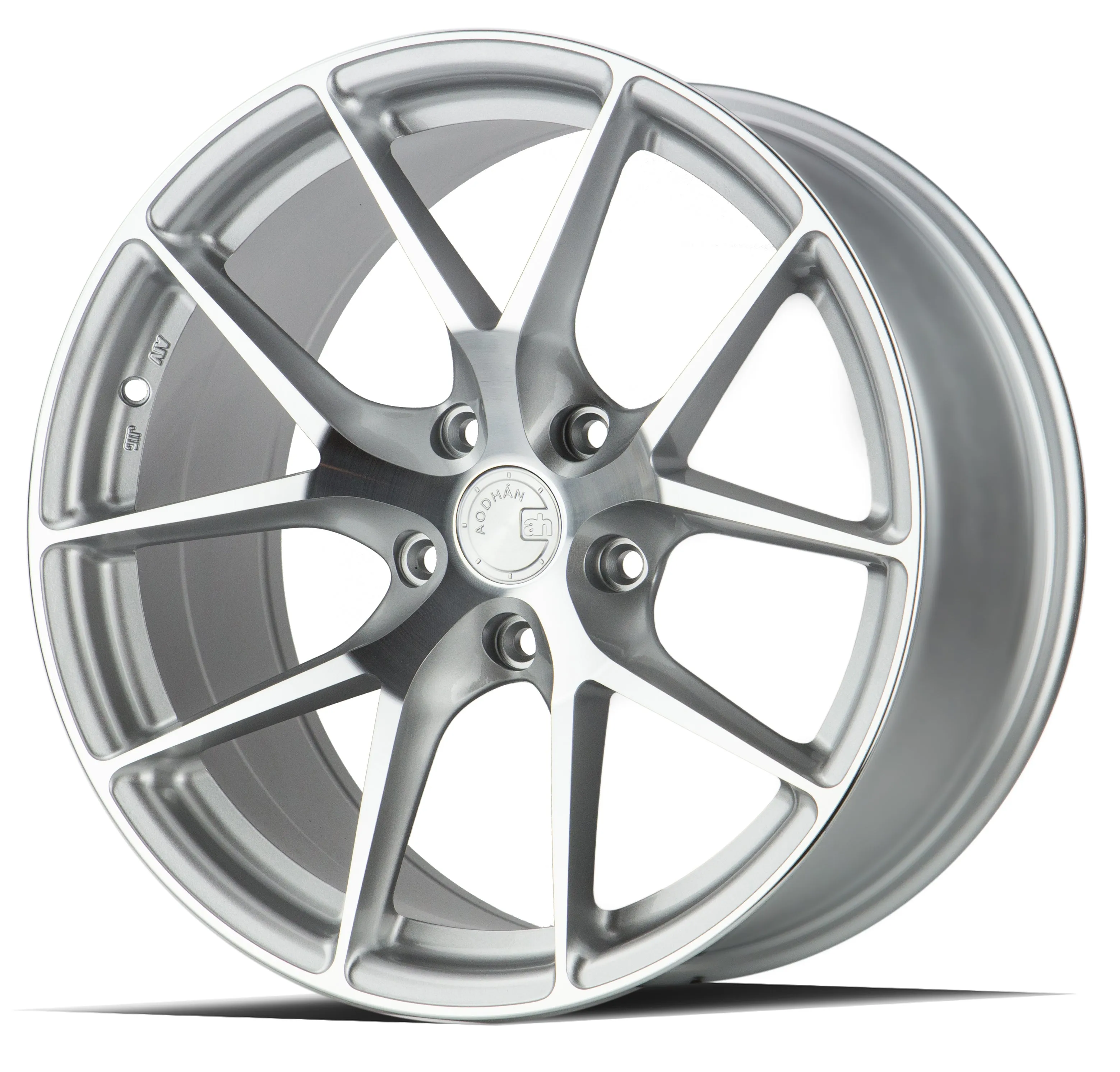 Aodhan LS007 20x9 5X112  30 Silver Machined Face