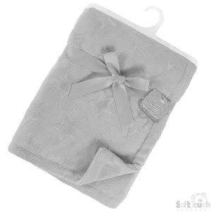Baby Grey Embossed Wrap - Stars- FBP210g