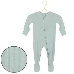 Bailey Ribbed Zipper Footies