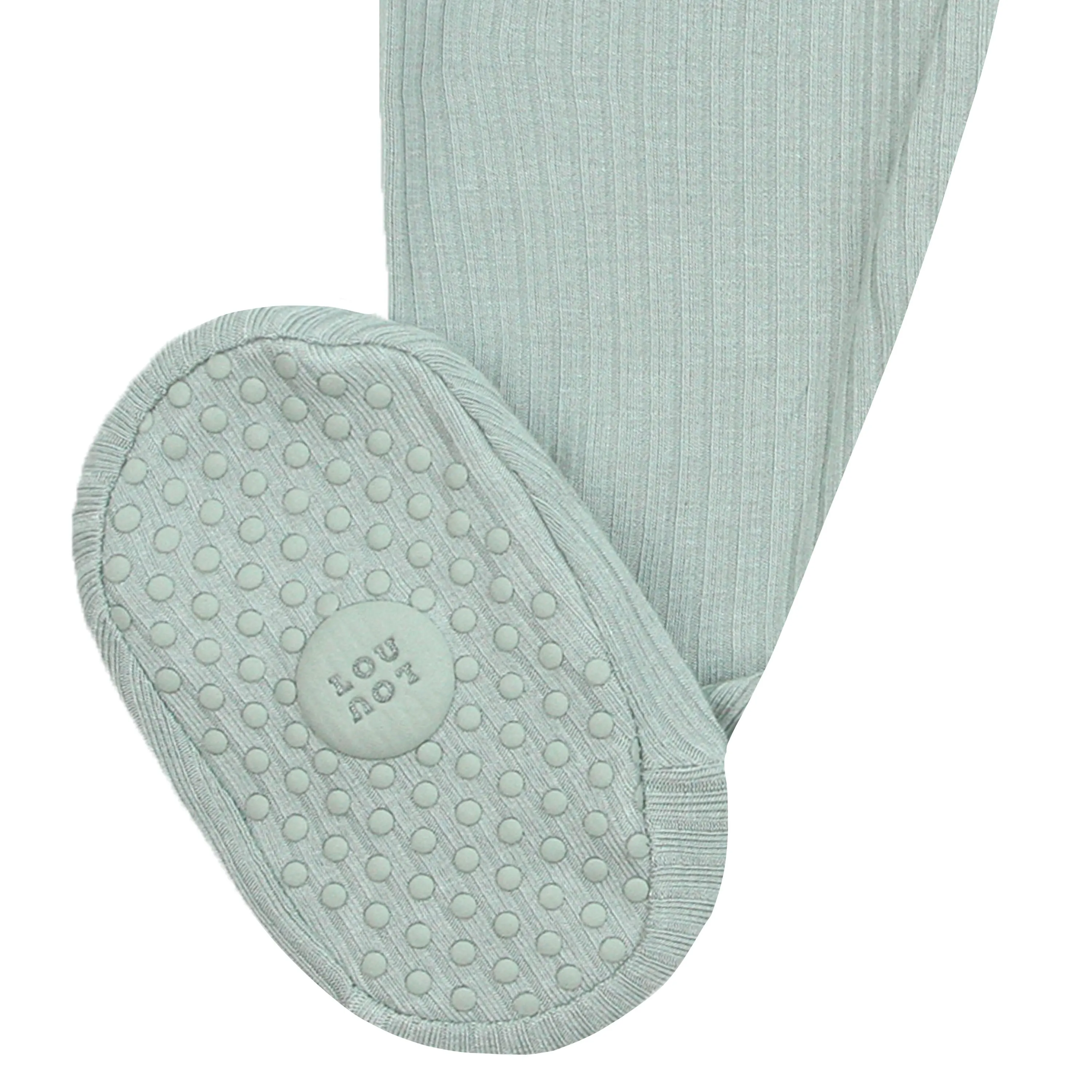 Bailey Ribbed Zipper Footies