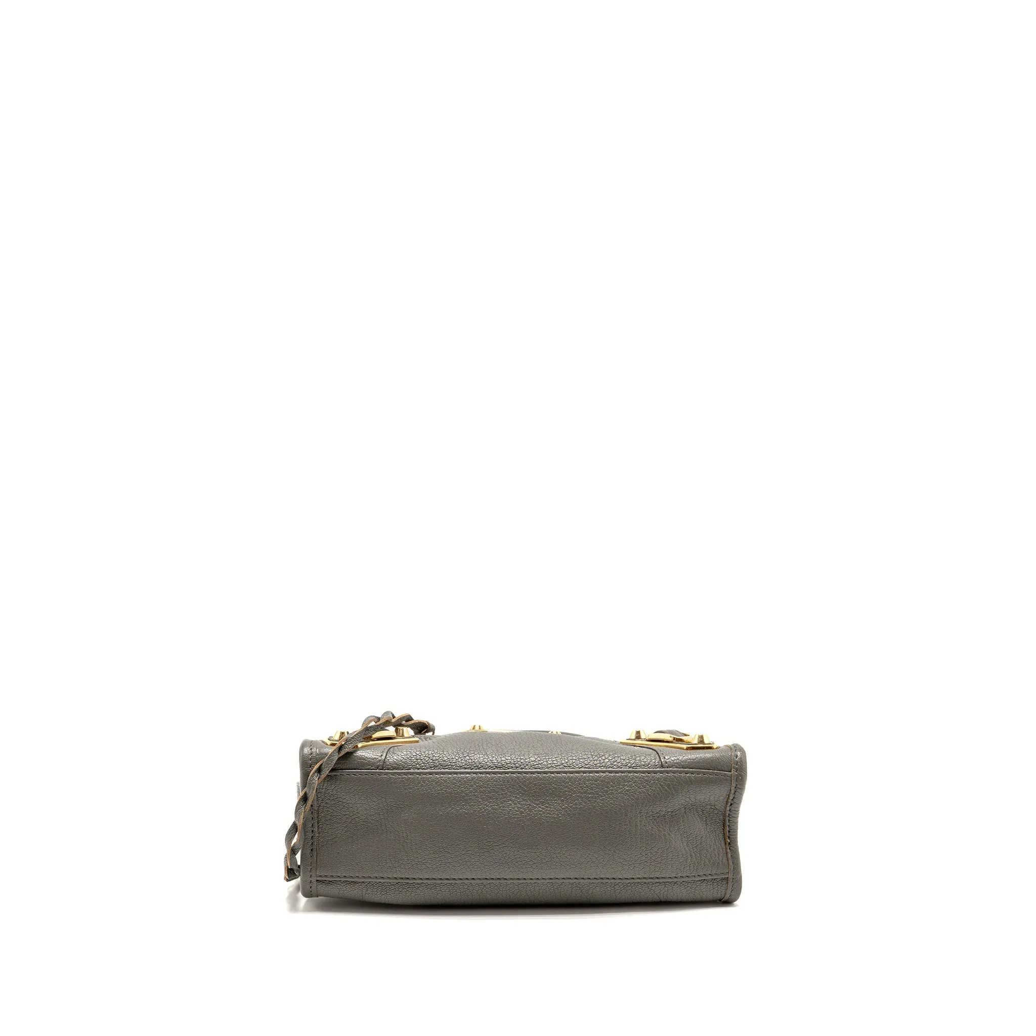 Balenciaga Mini City Bag Calfskin Grey GHW