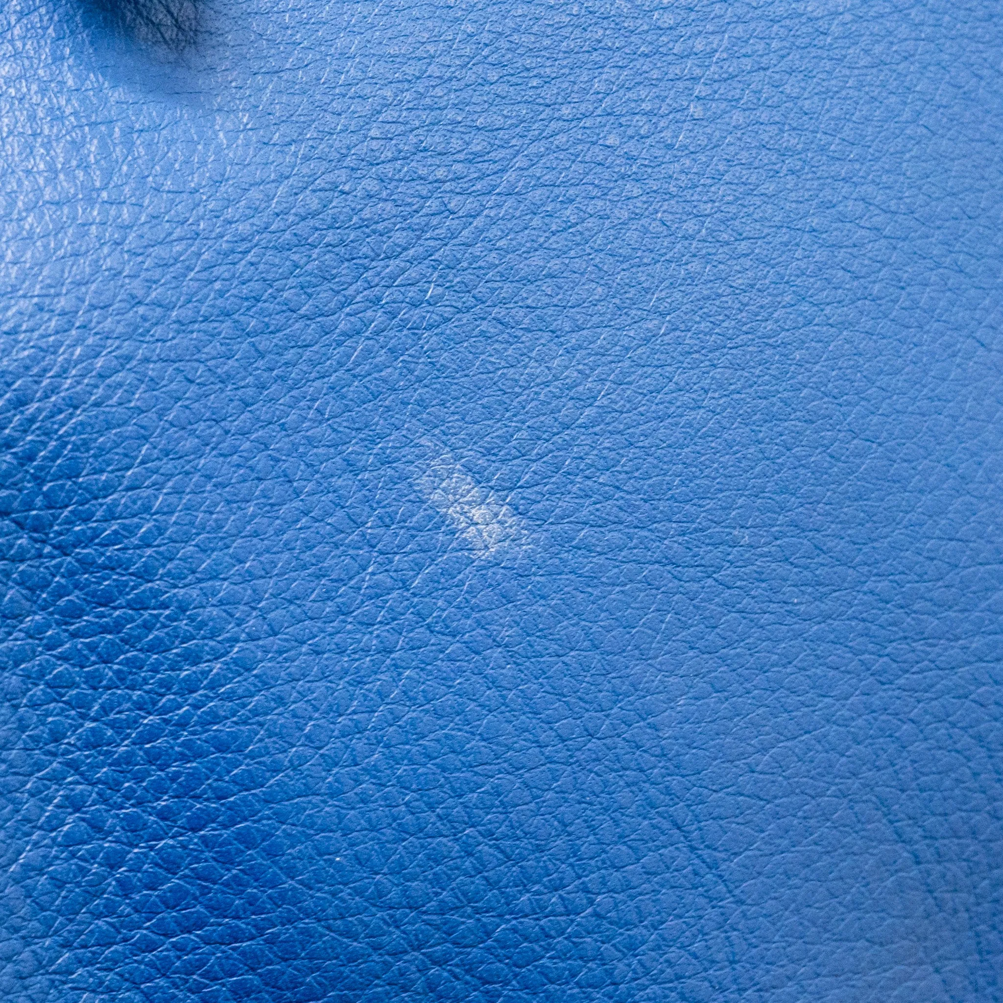 Balenciaga Papier A4 Tote Bag Leather Blue SHW