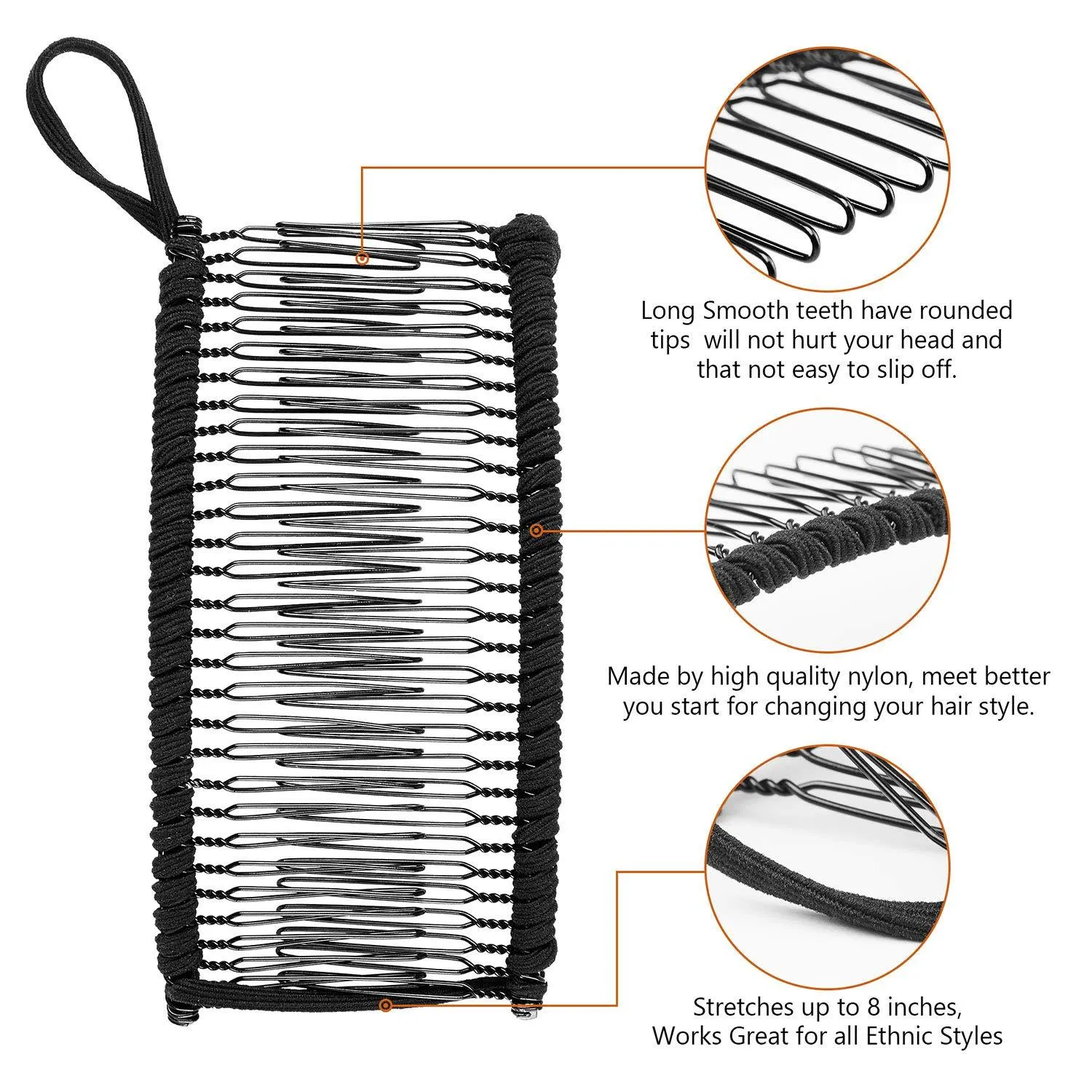BANANA STRETCHABLE HAIR CLIP