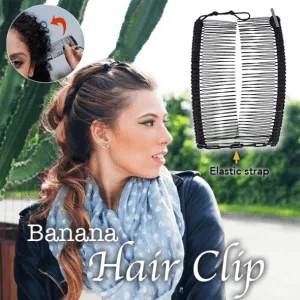 BANANA STRETCHABLE HAIR CLIP