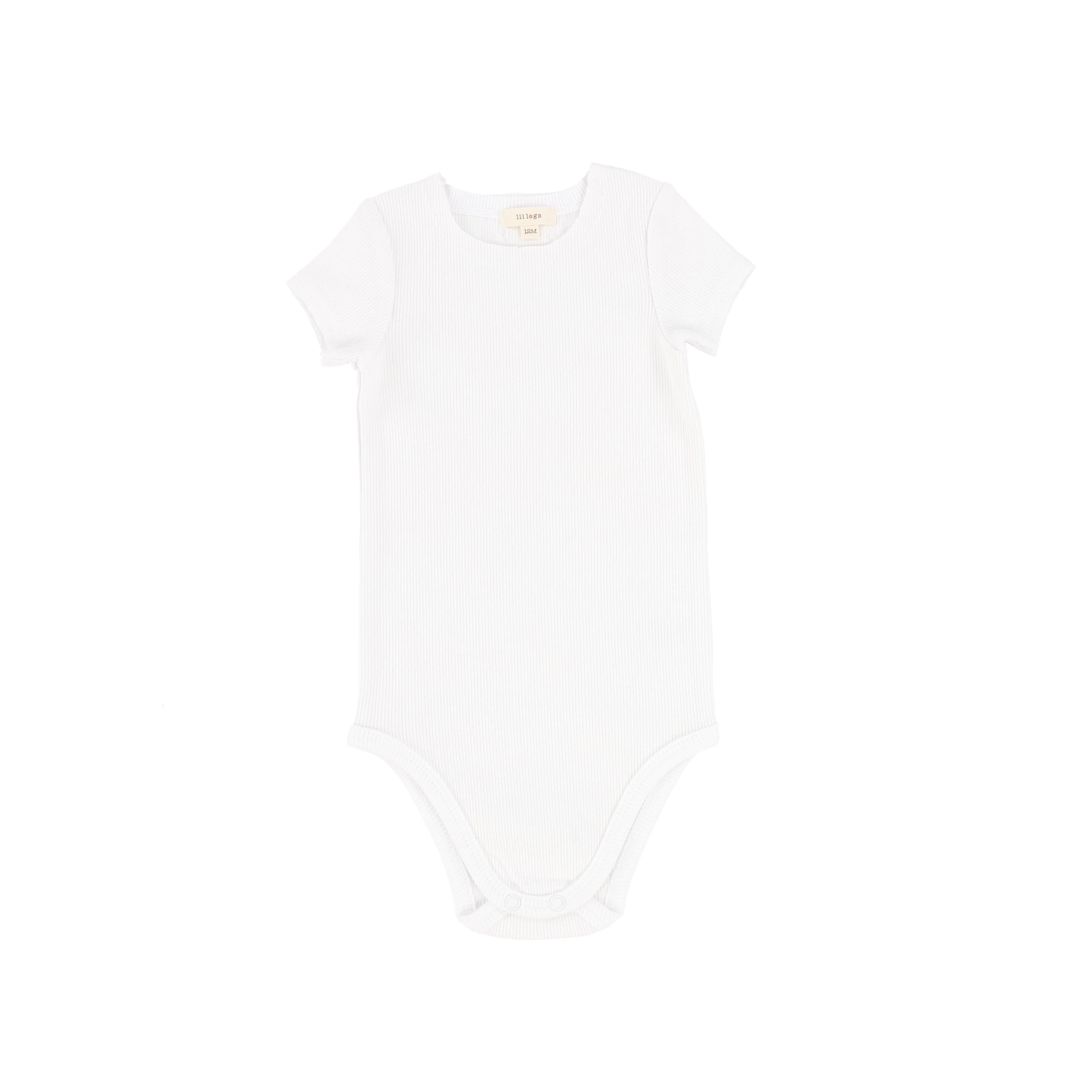 Basic Ribbed Short Sleeve Onesie