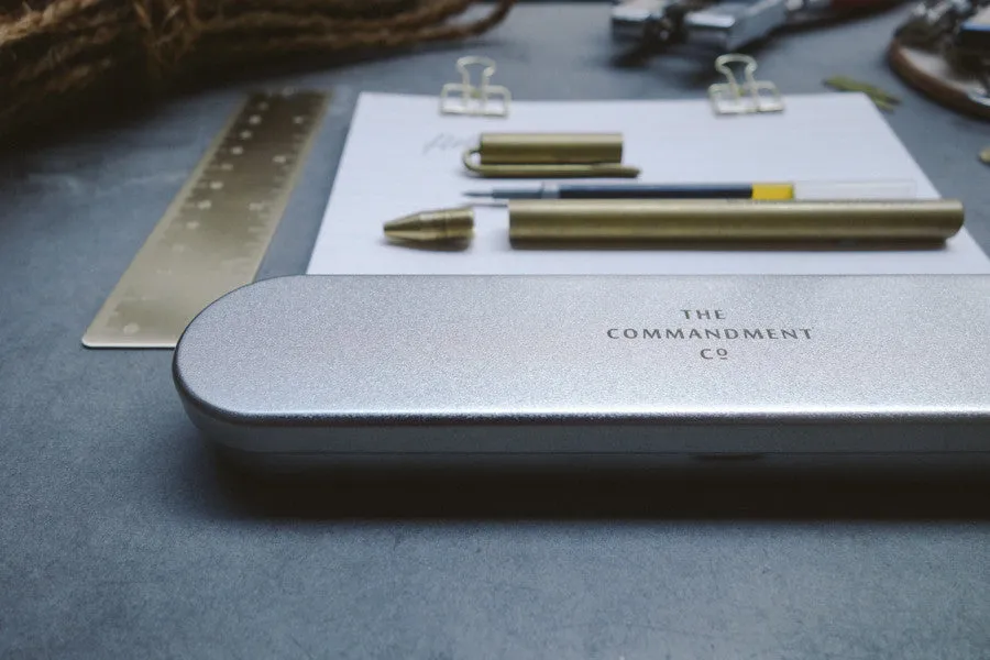 Be strong and courageous {Brass Pen}