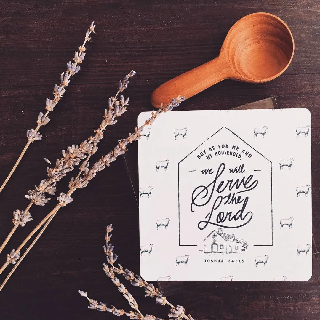 Be Strong and Courageous (HND) {Coasters}