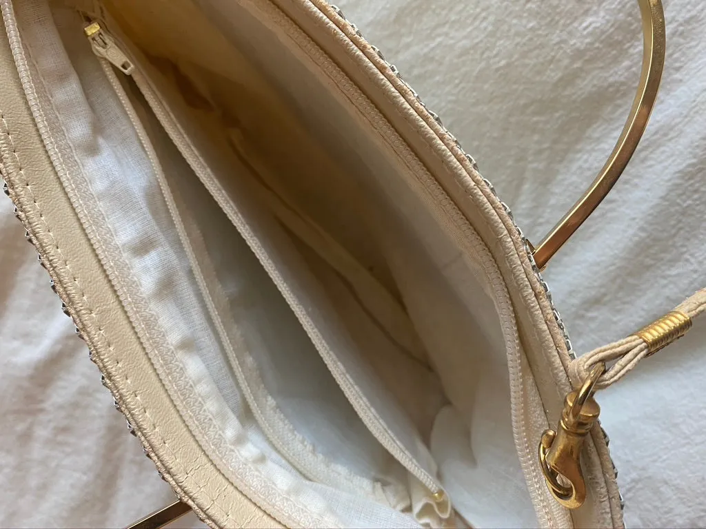 Beige Cocktail Bag