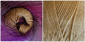 BEIGE   LUPINE - Embossed Phoenix Scarf KIT