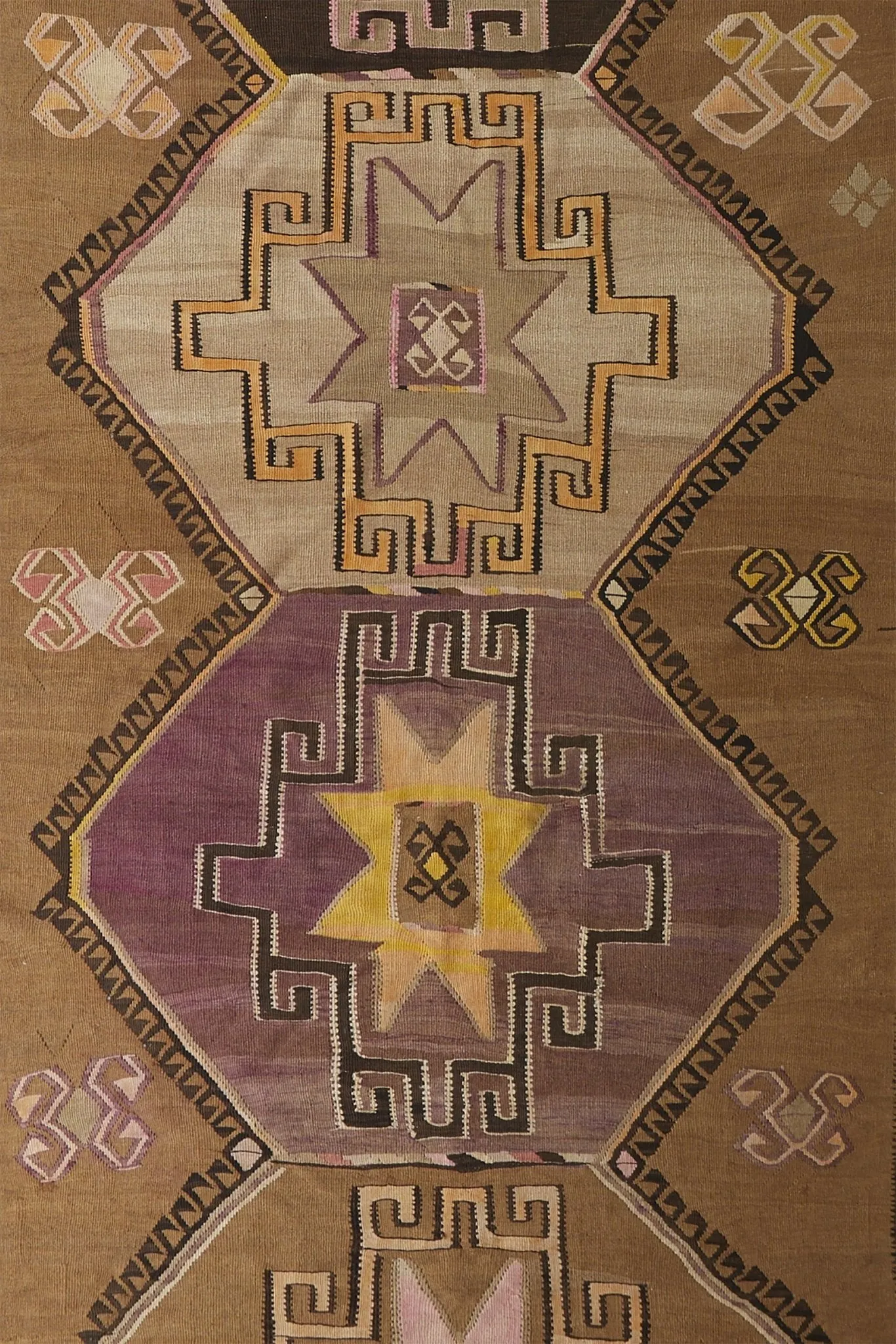 'Beverly' Vintage Turkish Kilim - 6'5" x 12'6"