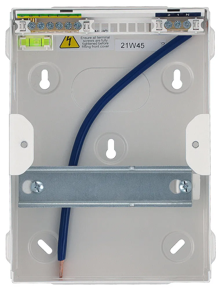 BG CFUE4M Empty Enclosure, comes with Busbar & Neutral Cable