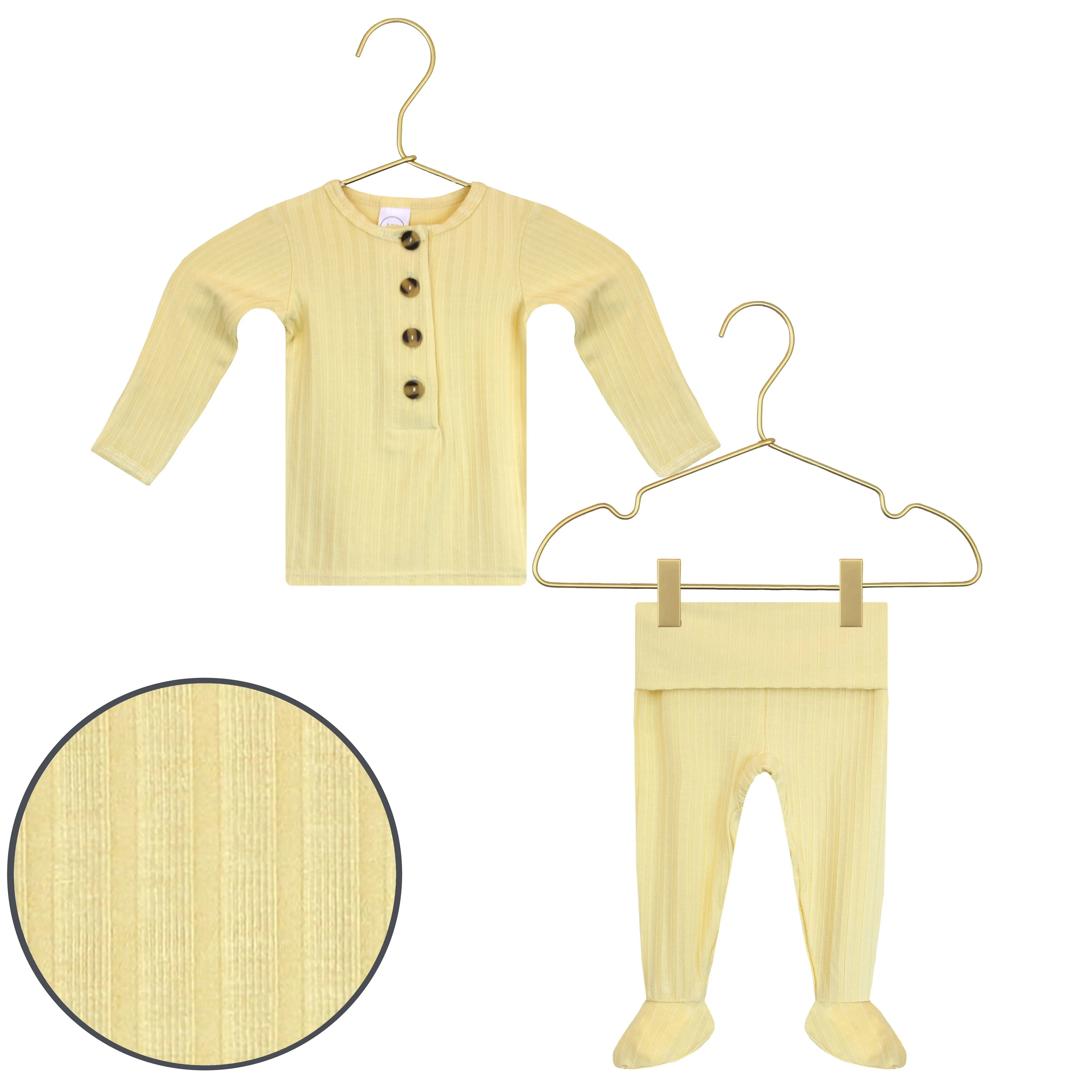 Birdie Ribbed Top   Bottoms