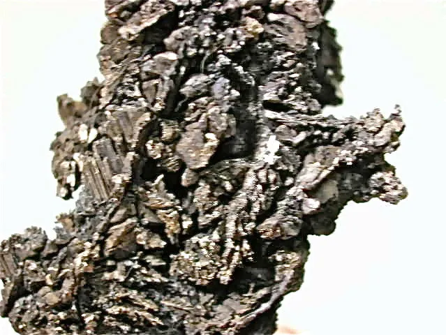 Bismuth, Mine #38, Niederschlema, Erzgebirge, Saxony, Germany 3 x 4.5 x 6.8 cm Miniature $2800. Online 3/2 SOLD