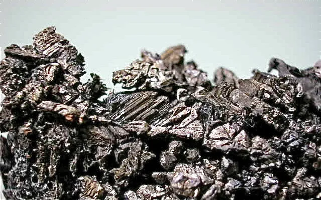 Bismuth, Mine #38, Niederschlema, Erzgebirge, Saxony, Germany 3 x 4.5 x 6.8 cm Miniature $2800. Online 3/2 SOLD