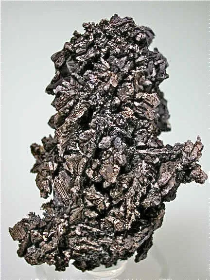 Bismuth, Mine #38, Niederschlema, Erzgebirge, Saxony, Germany 3 x 4.5 x 6.8 cm Miniature $2800. Online 3/2 SOLD
