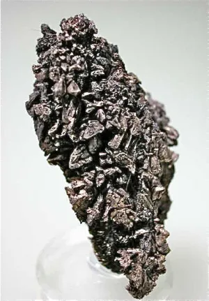 Bismuth, Mine #38, Niederschlema, Erzgebirge, Saxony, Germany 3 x 4.5 x 6.8 cm Miniature $2800. Online 3/2 SOLD