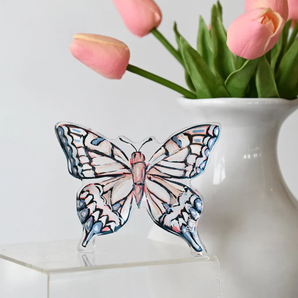 Bitty Neutral Acrylic Butterfly