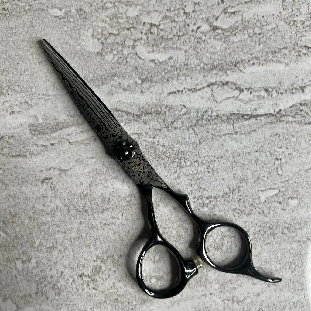 Black LAVA Japanese  6 Inch Styling Shear Set (M-LINE)