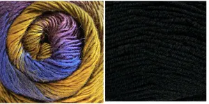 BLACK   SPLENDOR - Embossed Phoenix Scarf KIT