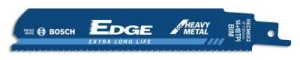 Bosch Tool Corporation Edge Recip Saw Blades, 6 in, 14/18 TPI, Heavy Metals, 5/PK, RECM6X2