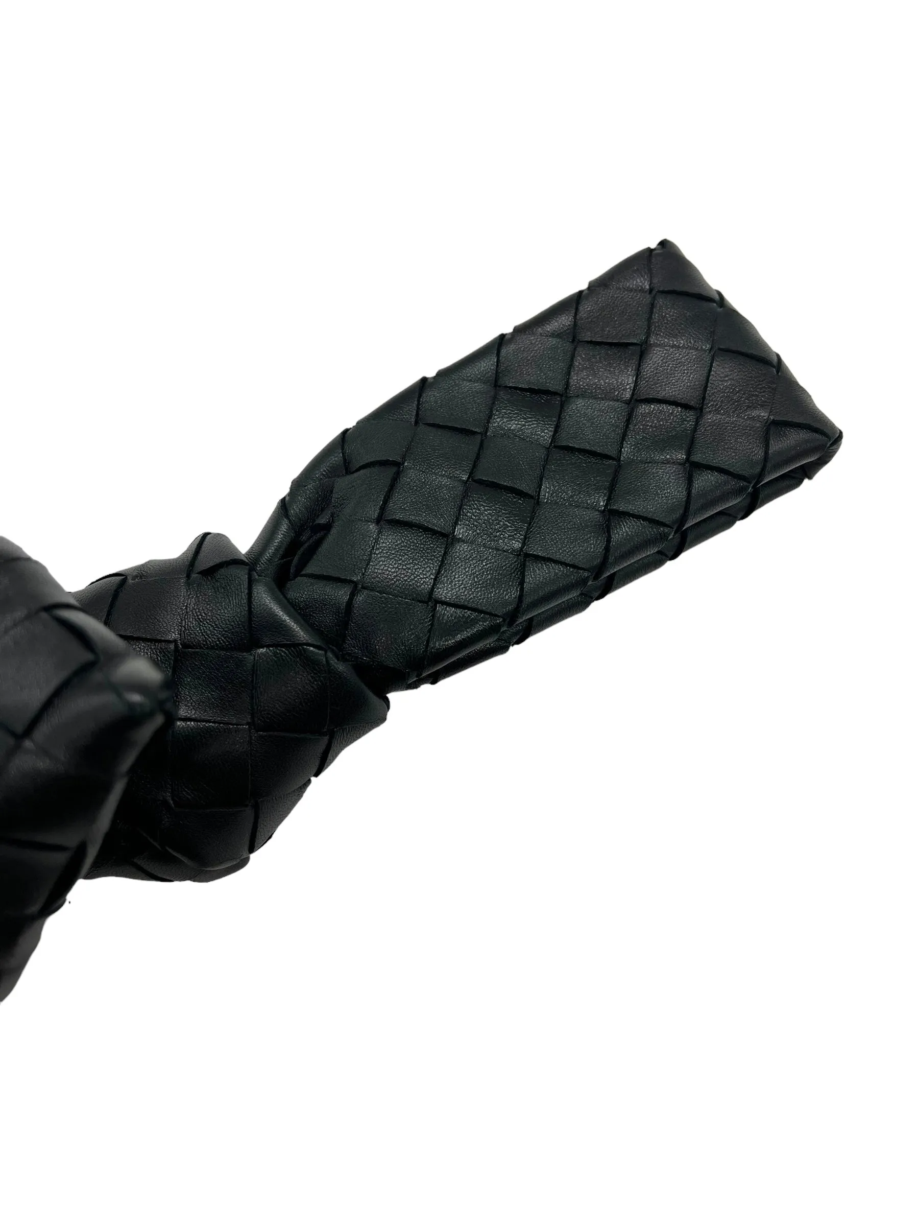 Bottega Veneta Black Nappa Intrecciato Mini BV Twist Bag