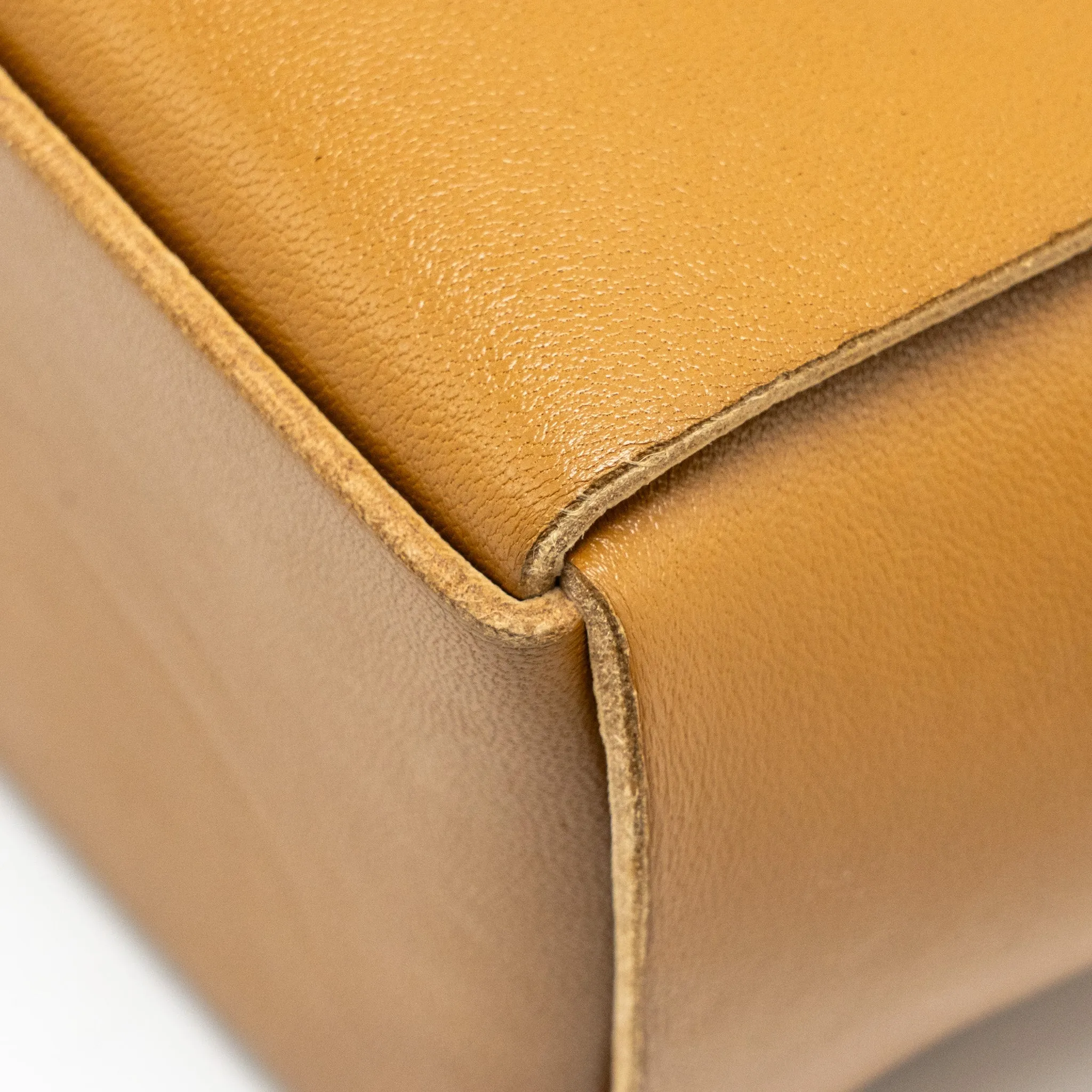 Bottega Veneta Mini Arco Tote Lambskin Camel GHW