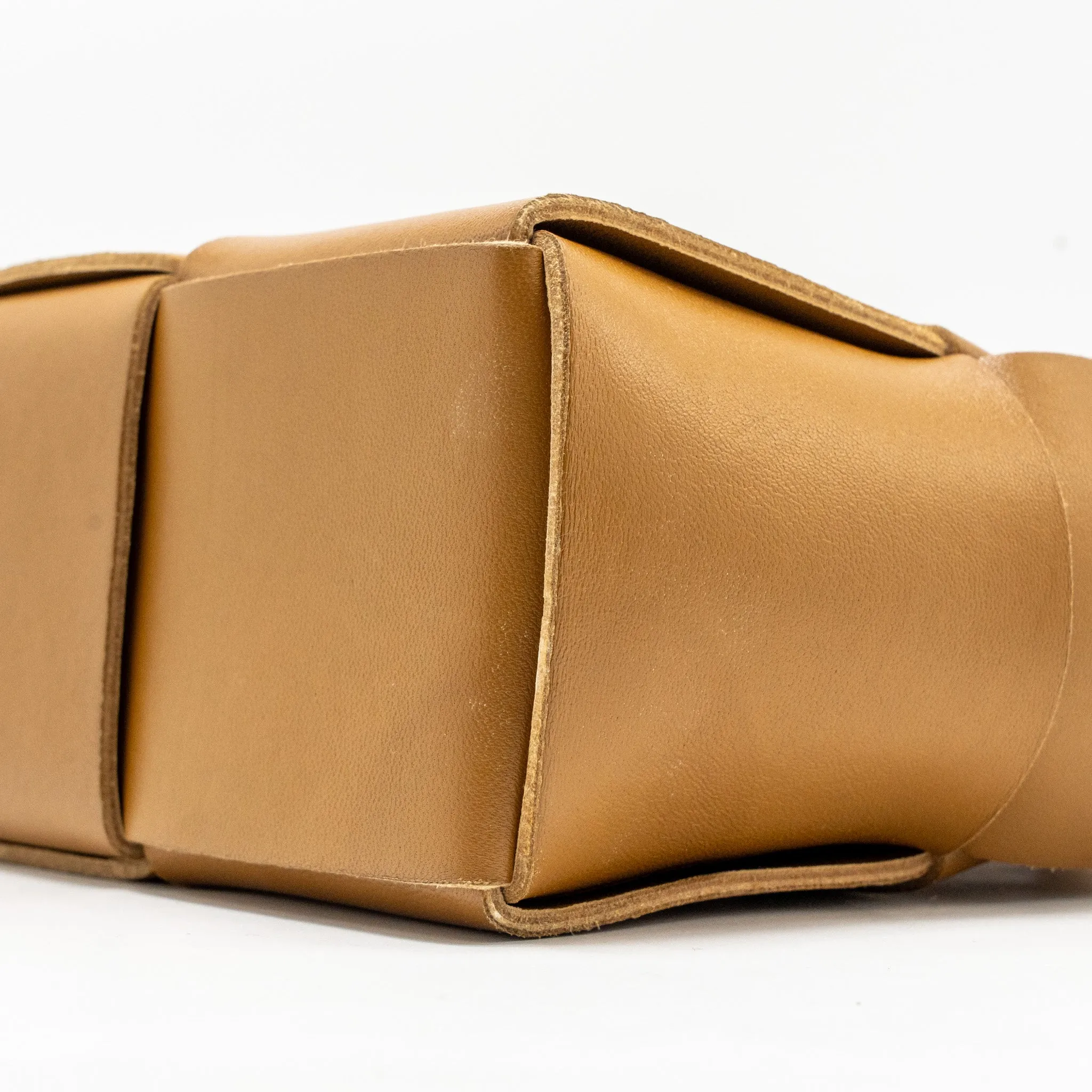 Bottega Veneta Mini Arco Tote Lambskin Camel GHW