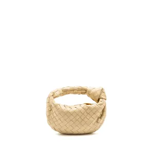 Bottega Veneta Mini Jodie Lambskin Light Beige GHW