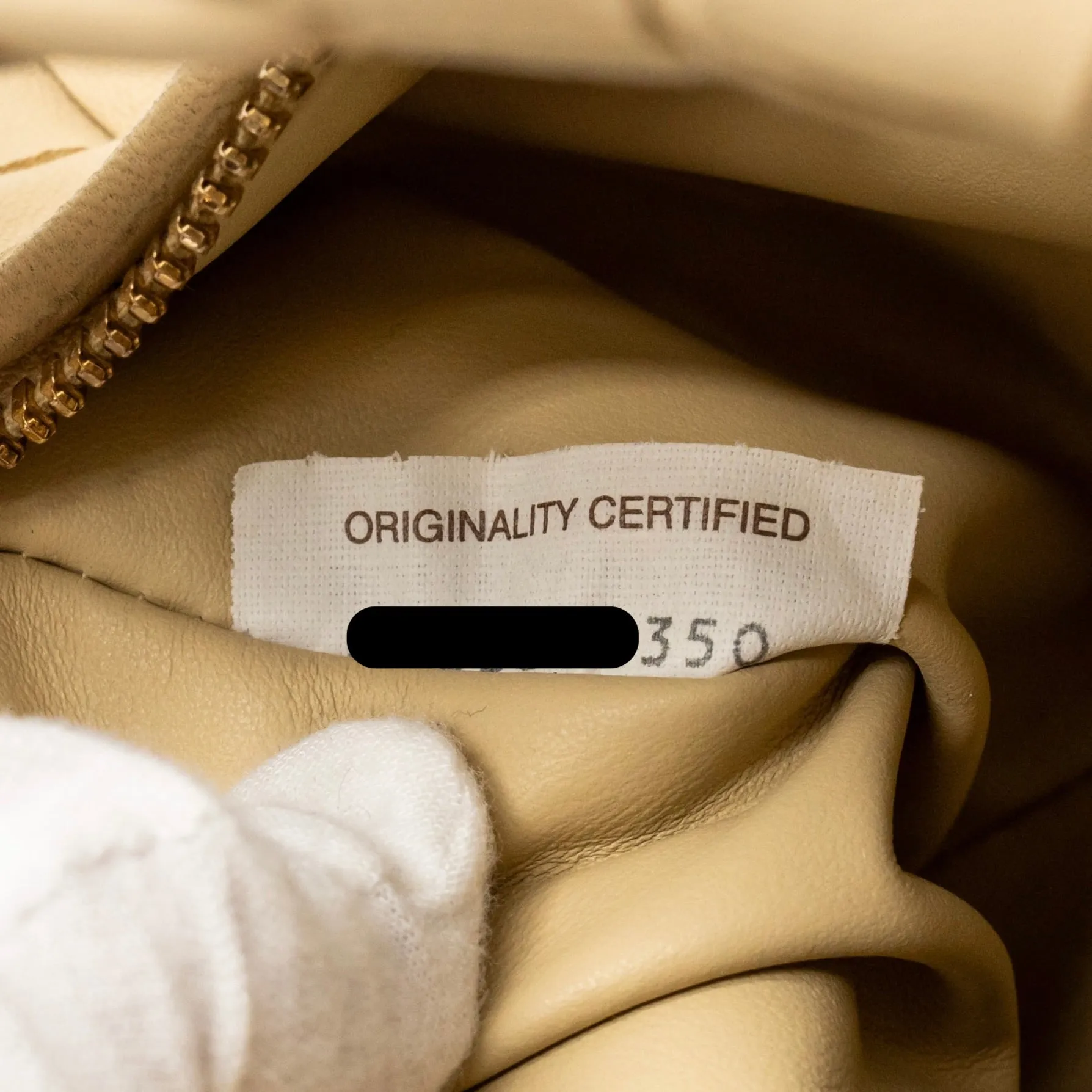 Bottega Veneta Mini Jodie Lambskin Light Beige GHW