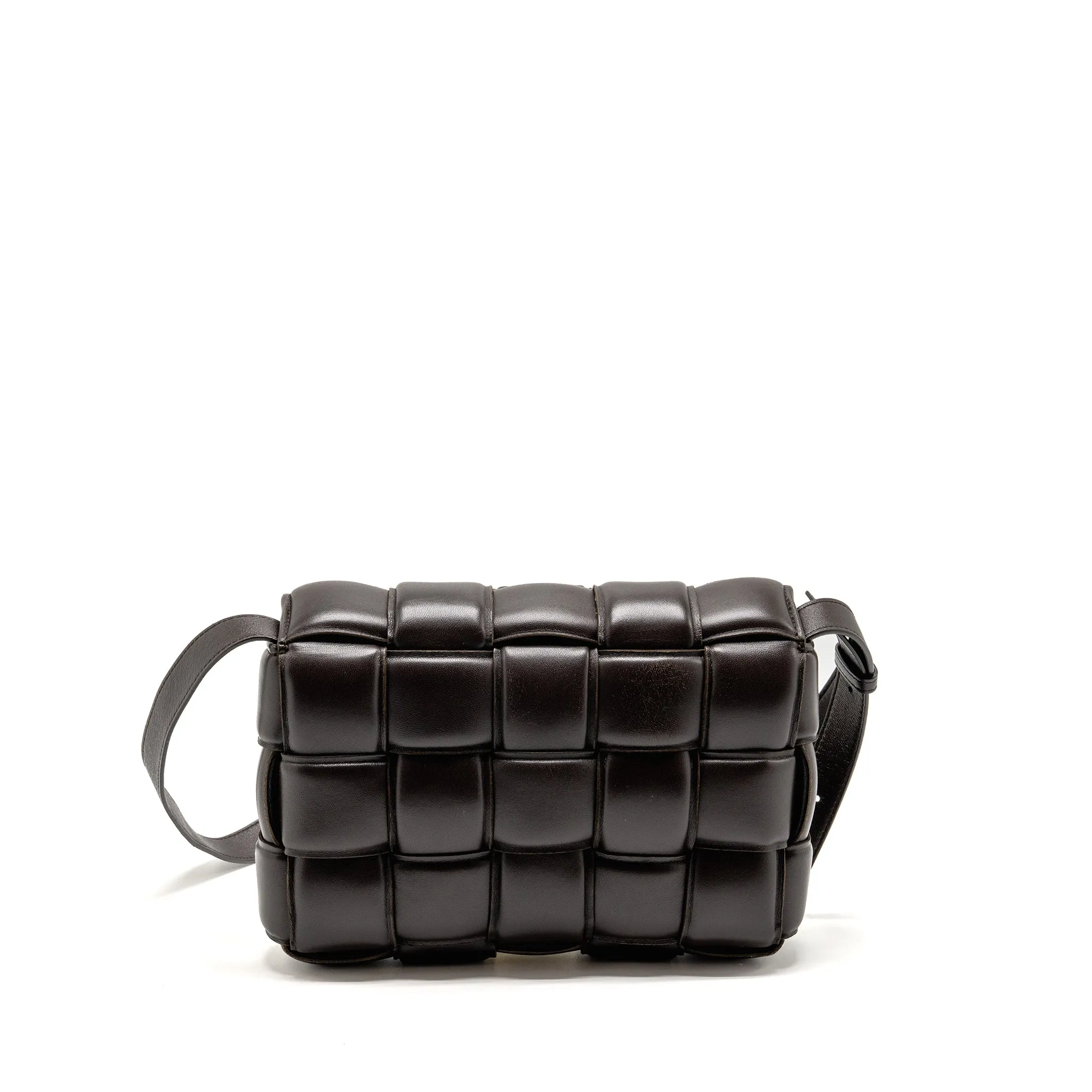 Bottega Veneta Padded Cassette Lambskin Brown GHW