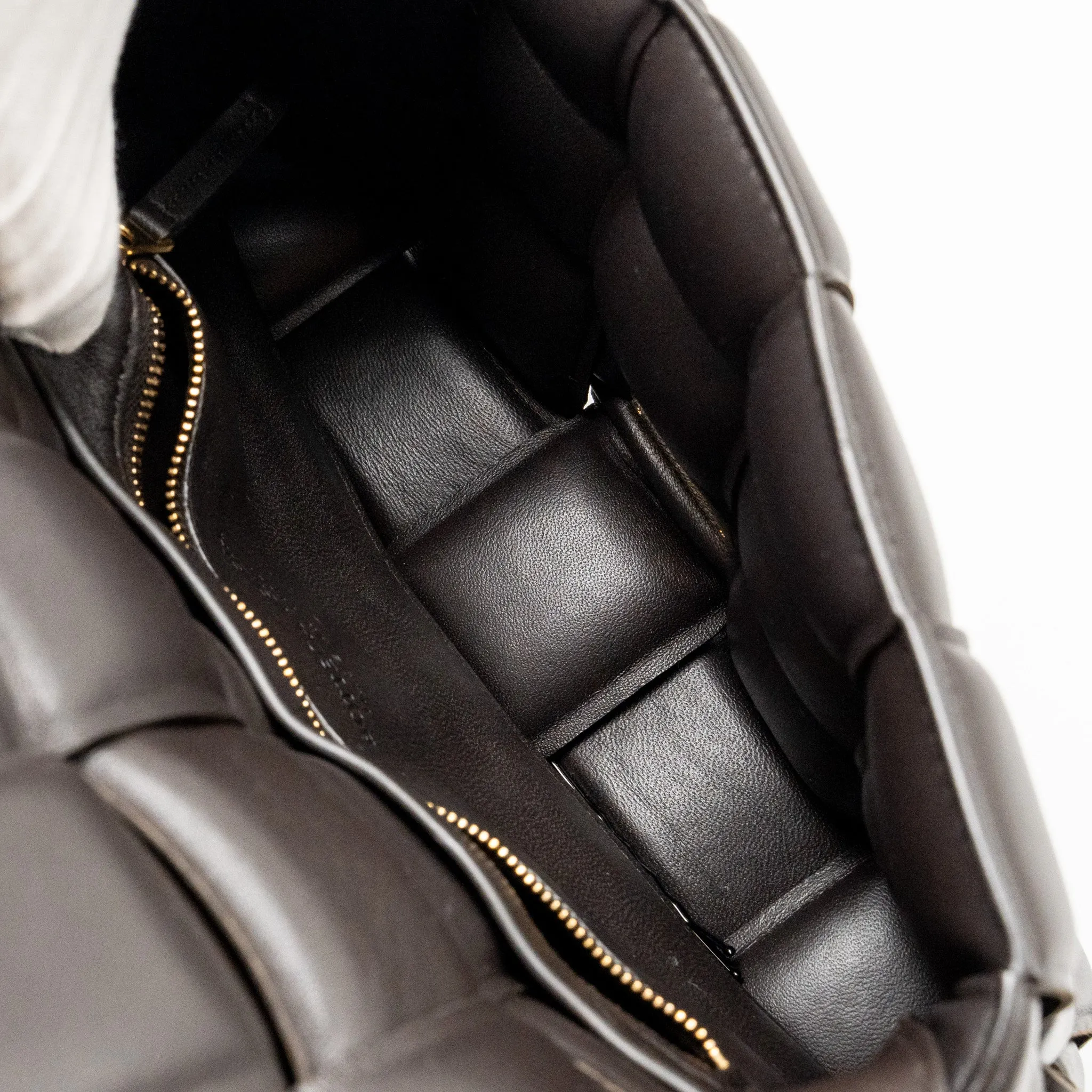Bottega Veneta Padded Cassette Lambskin Brown GHW
