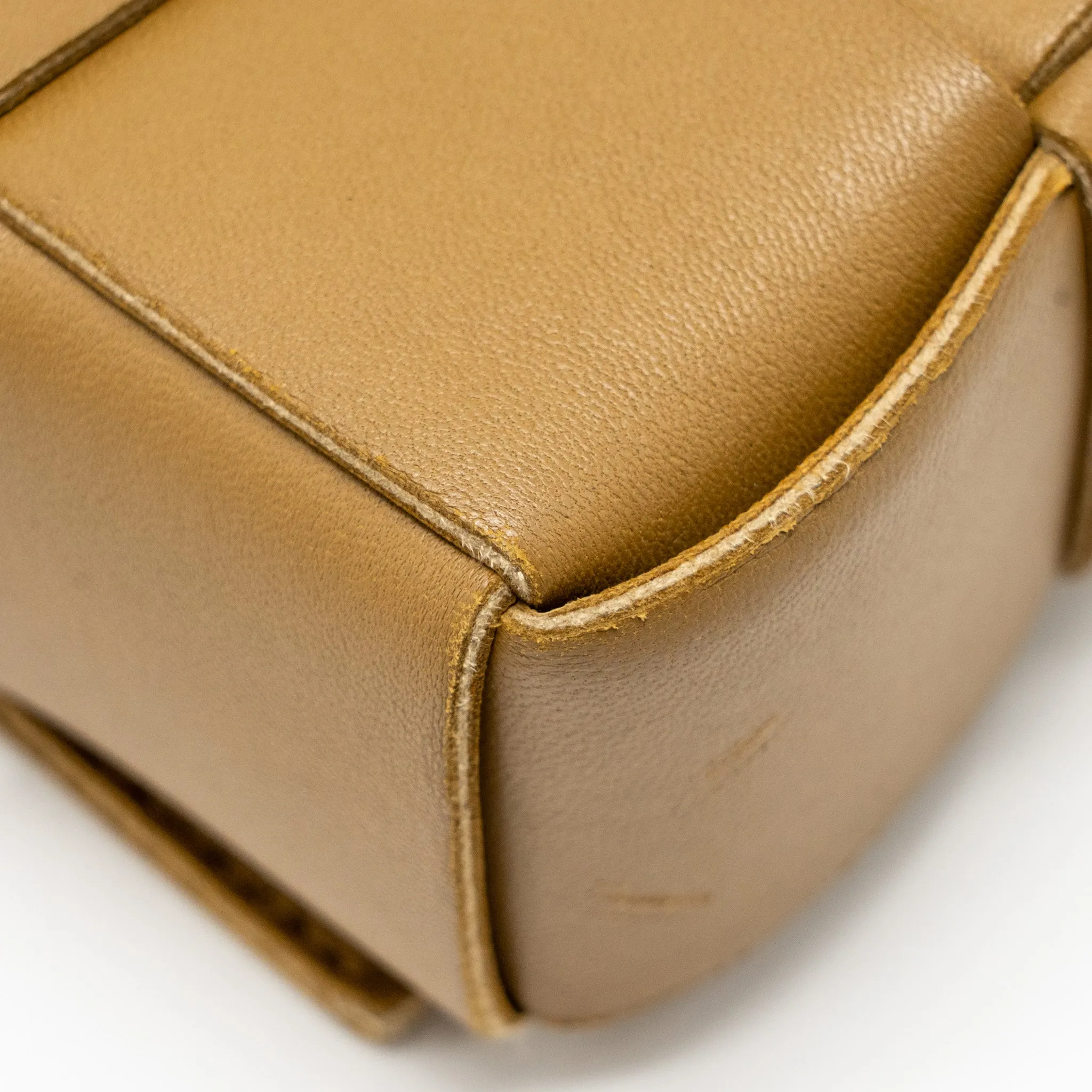 Bottega Veneta Small Cassette Bag Lambskin Caramel GHW