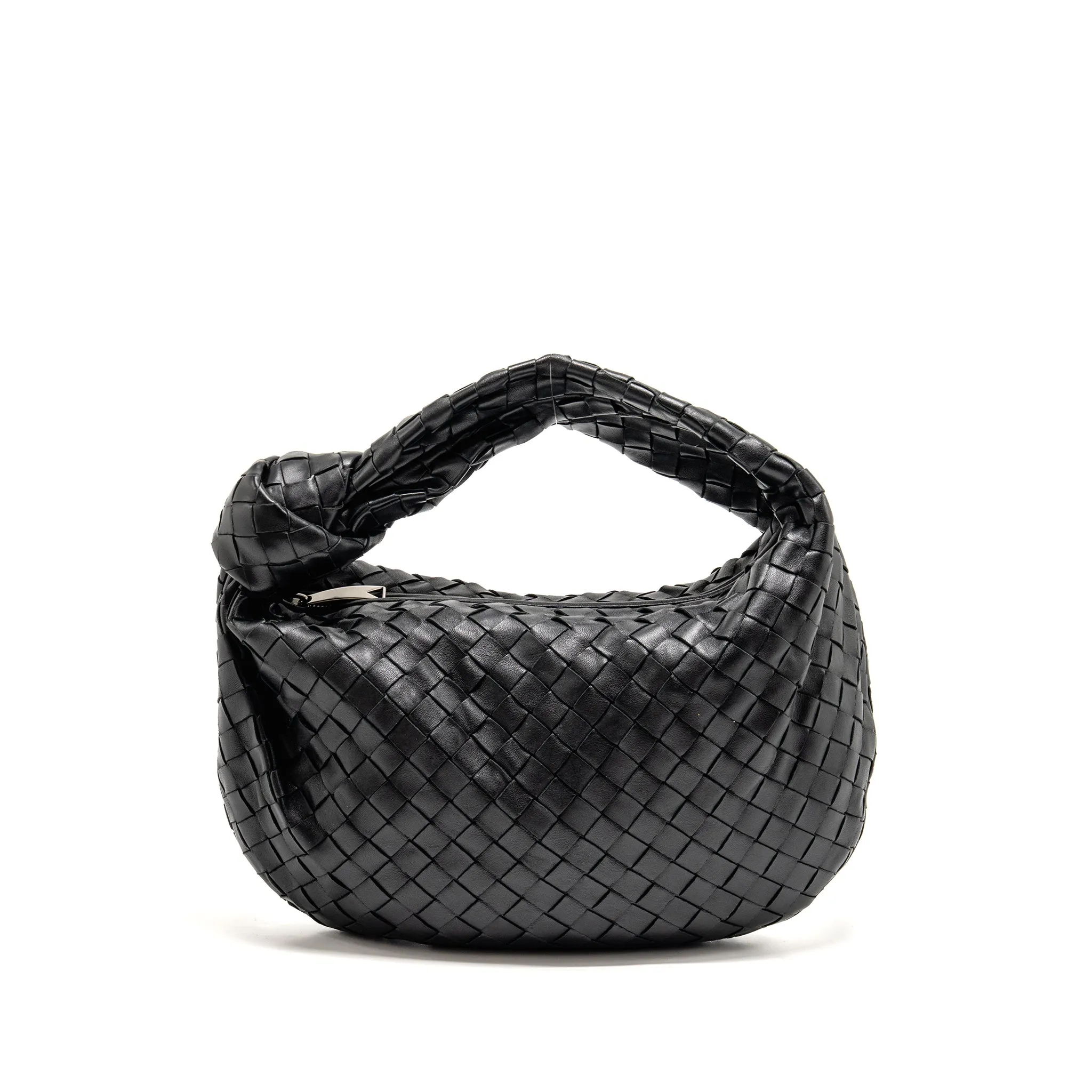 Bottega Veneta Small Jodie Lambskin Black SHW