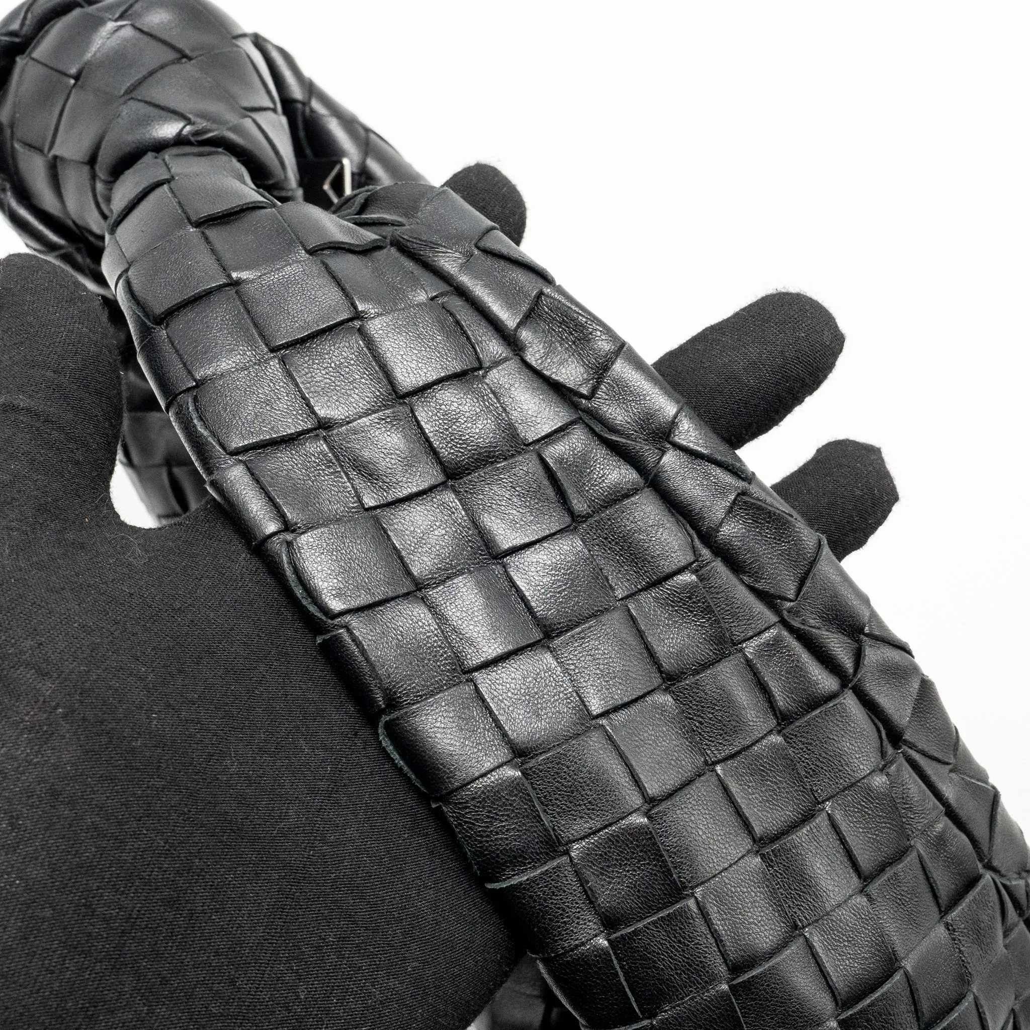Bottega Veneta Small Jodie Lambskin Black SHW