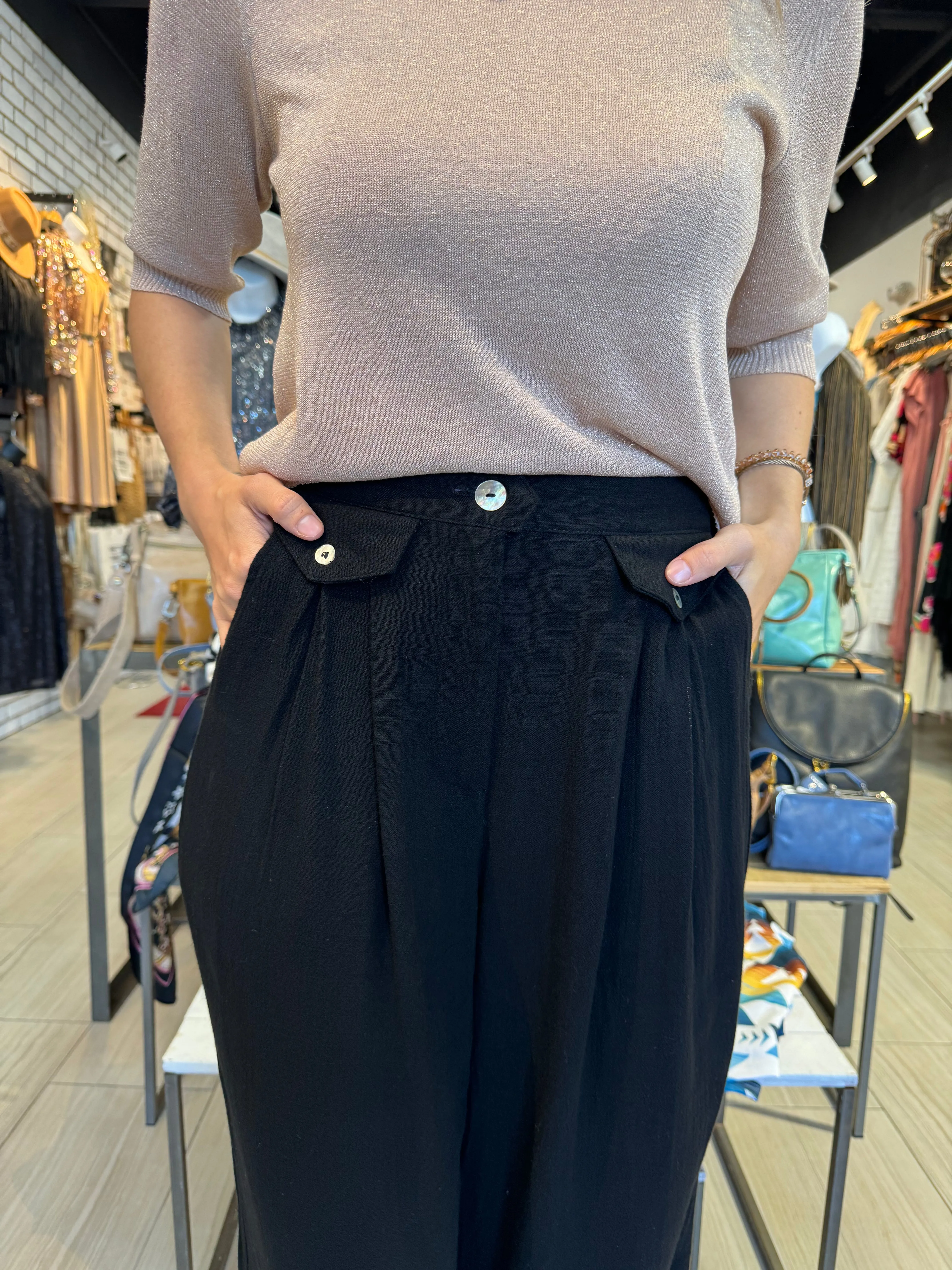 Breezy Linen Bliss Trousers