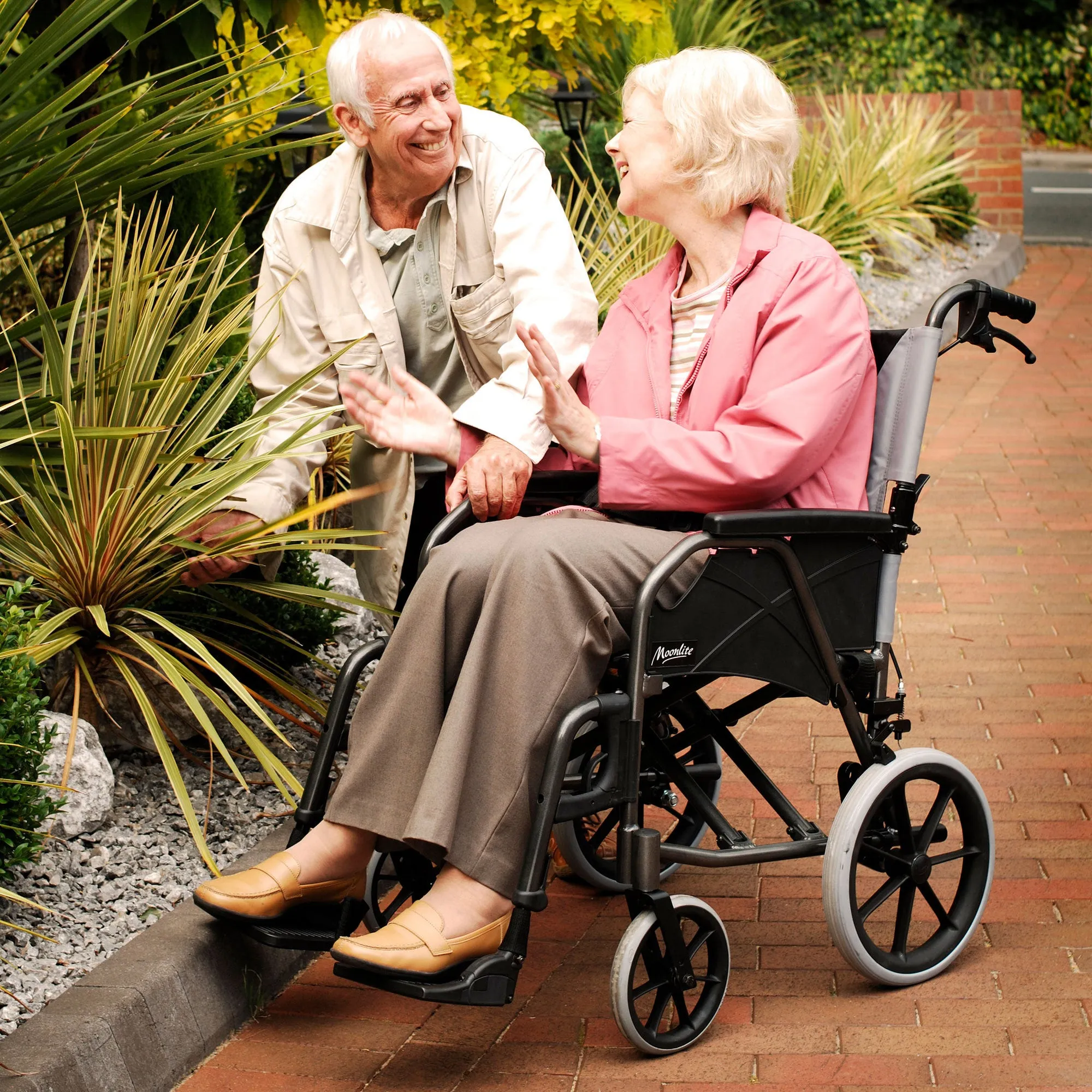 Breezy Moonlite Portable Transit Wheelchair